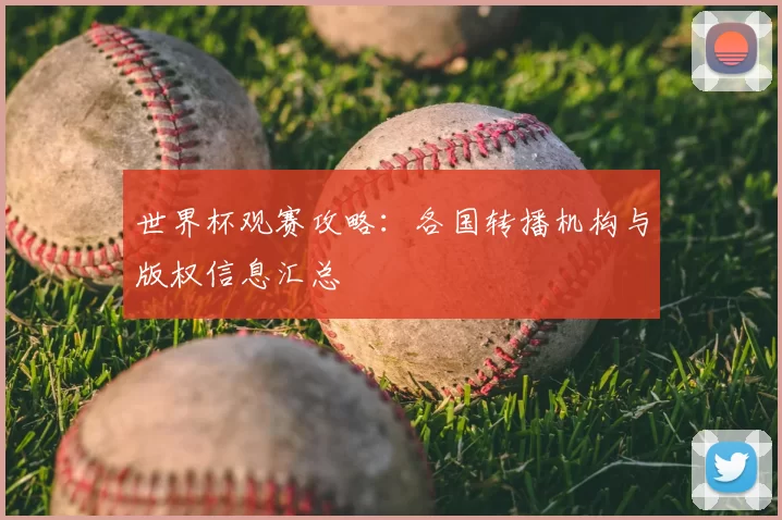世界杯观赛攻略:各国转播机构与版权信息汇总