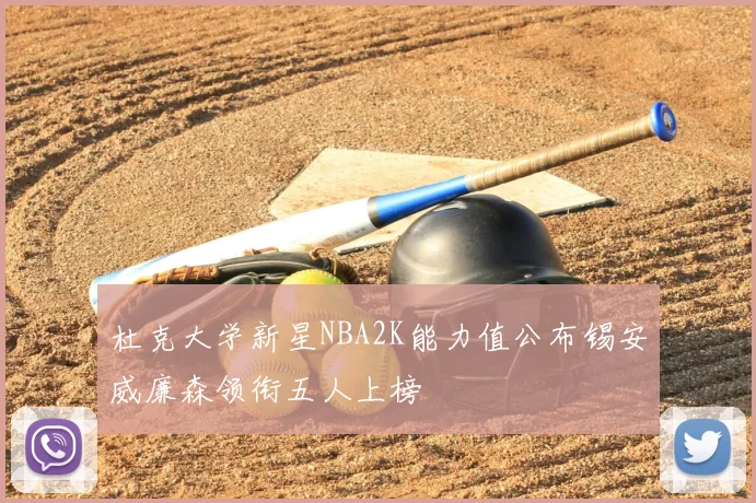 杜克大学新星NBA2K能力值公布锡安威廉森领衔五人上榜