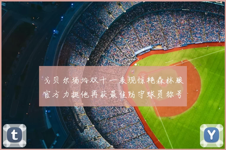 戈贝尔场均双十一表现惊艳森林狼官方力挺他再获最佳防守球员称号